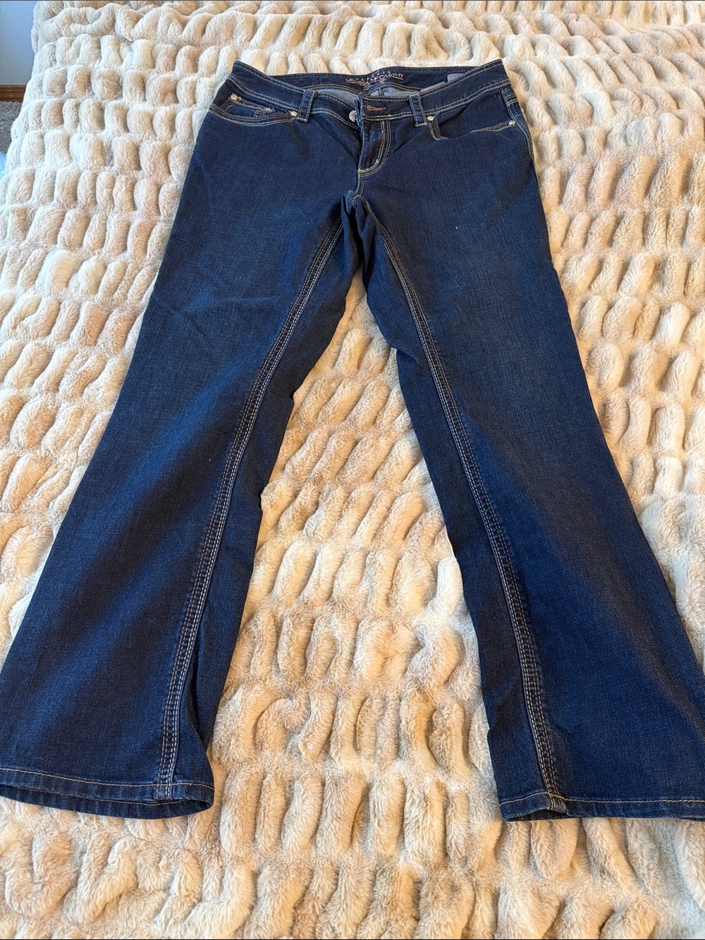 Women's Dark Blue Denim Jeans 14W